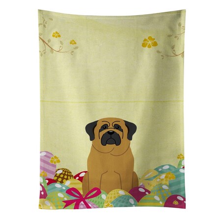 Carolines Treasures Easter Eggs Mastiff Kitchen Towel BB6018KTWL